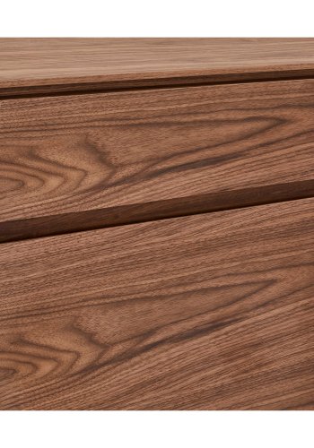 Tokyo Large sknk, m 4 lger og 4 skuffer - brun valnd (205x45)