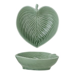 BLOOMINGVILLE Savanna Tallerken, Grn, Stentj W: 15cm, H: 5cm, L: 15cm