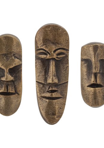 BLOOMINGVILLE Jespar knag - messing (st af 3)