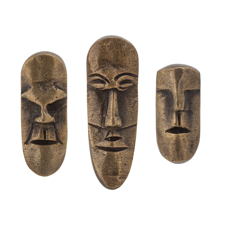 BLOOMINGVILLE Jespar knag - messing (st af 3)