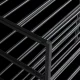 WOOOD Ferro skohylde - sort jern (s�t med 4 stabelbare stativer)