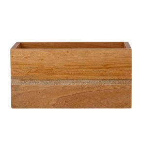 CREATIVE COLLECTION Solin Opbevaringskasse, Natur, Mahogni