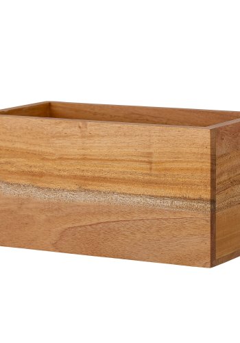 CREATIVE COLLECTION Solin Opbevaringskasse, Natur, Mahogni