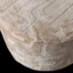 WOOOD Yago puf, rund - natur m�nster stof (�60x43)
