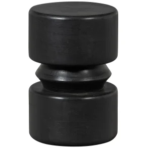WOOOD Tuve sidebord, rund - brun/sort MDF (�30)