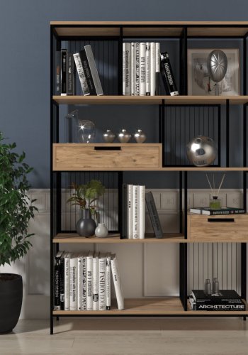 NORDVÄRK Tokyo boghylde, brunSort