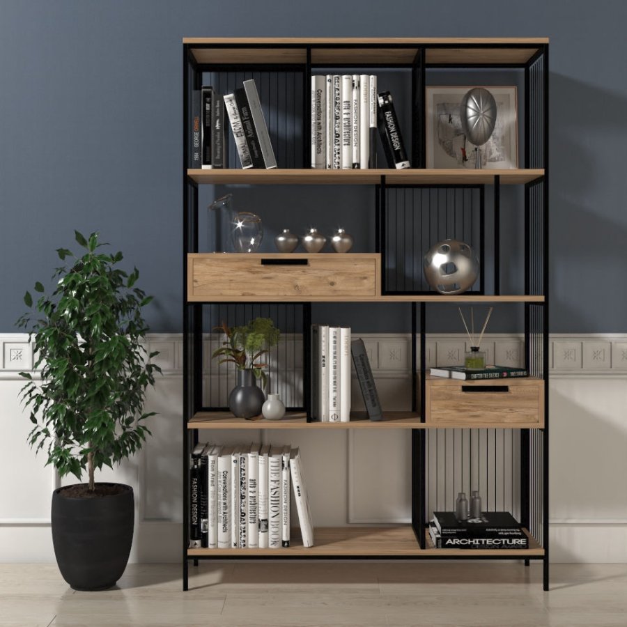 NORDVÄRK Tokyo boghylde, brunSort