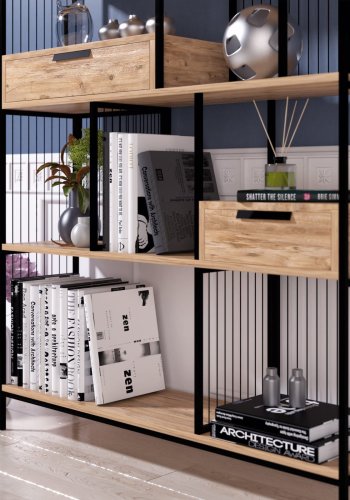 NORDVÄRK Tokyo boghylde, brunSort