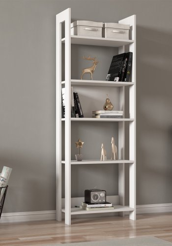 FUNZI LIVING Country bogreol - hvid melamin