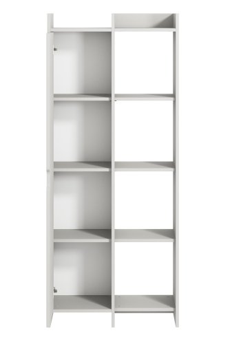 FUNZI LIVING Offer bogreol, m. 1 lge - hvid melamin