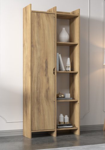 FUNZI LIVING Offer bogreol, m. 1 lge - eg melamin