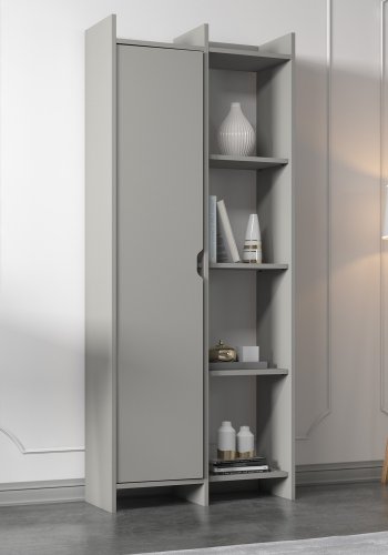 FUNZI LIVING Offer bogreol, m. 1 lge - gr melamin