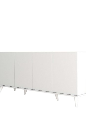 NORDVÄRK Elegant konsol, hvid