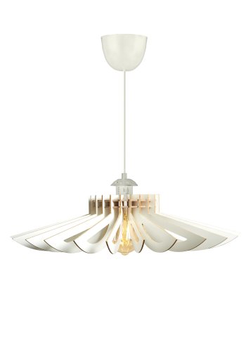 LUMI 160-T loftlampe, m. justerbar hjde - hvid MDF