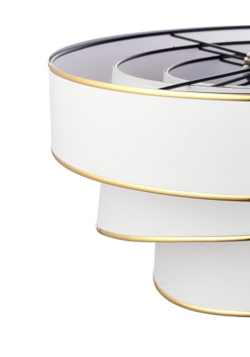 LUMI Couper loftlampe - bomuld og guld