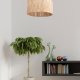 LUMI Cane loftlampe, m. justerbar hjde - natur jute og metal