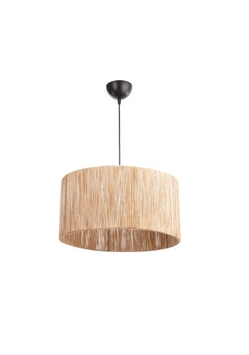 LUMI Cane loftlampe, m. justerbar hjde - natur jute og metal