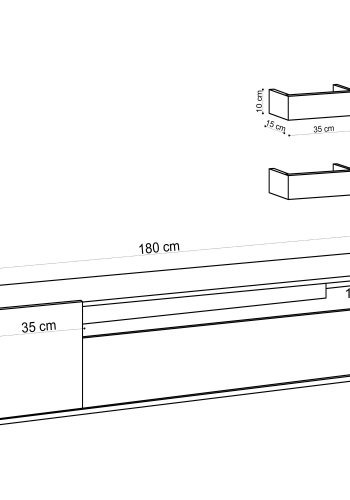 NORDVÄRK Alika TV Unit, Oak