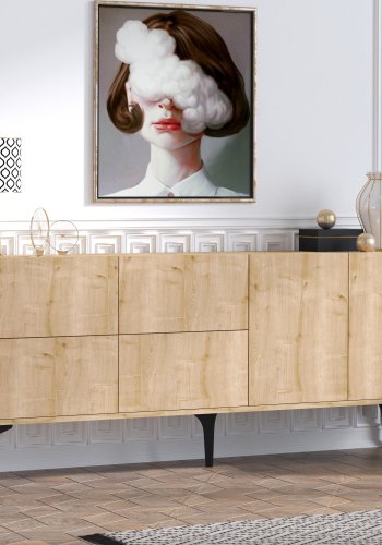 NORDVÄRK Laika konsol, safir eg