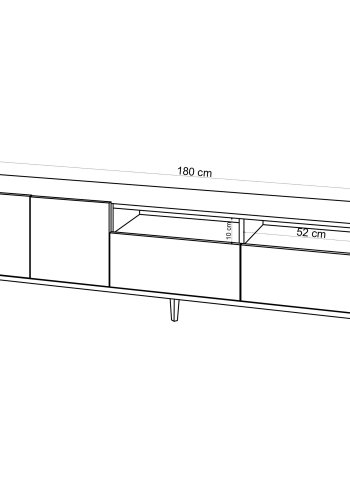 NORDVÄRK Ross tv stativ, eg