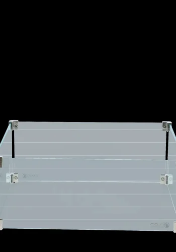 COSI FIRES Cosi kvadratisk glaskant L, beskyttelsesglas (50x50)