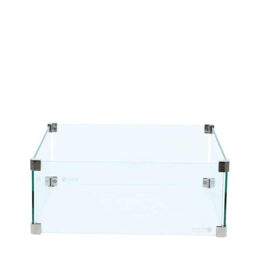 COSI FIRES Cosi kvadratisk glaskant L, beskyttelsesglas (50x50)