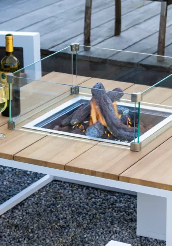 COSI FIRES Cosi kvadratisk glaskant L, beskyttelsesglas (50x50)