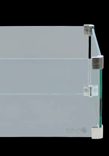 COSI FIRES Cosi kvadratisk glaskant L, beskyttelsesglas (50x50)