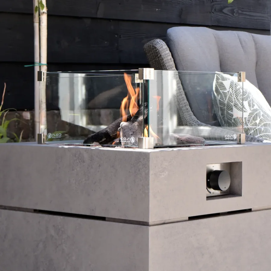 COSI FIRES Cosi kvadratisk glaskant M, beskyttelsesglas (43x43)