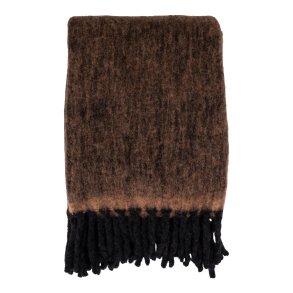 HOUSE NORDIC Carmel plaid, rektangulr - brun uld/nylon/akryl (130x170)