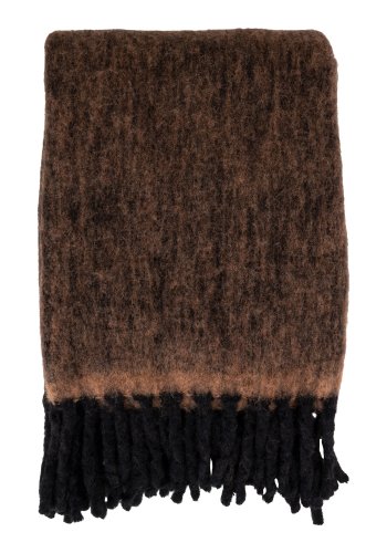 HOUSE NORDIC Carmel plaid, rektangulr - brun uld/nylon/akryl (130x170)