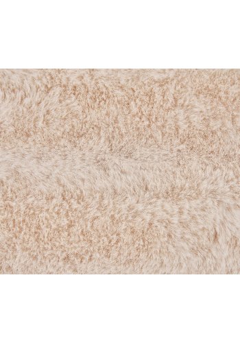 HOUSE NORDIC Galena plaid, rektangulr - hvid polyester imiteret pels (130x180)