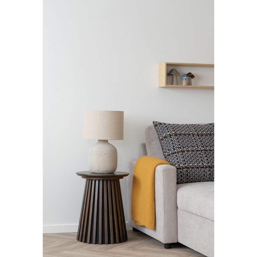 HOUSE NORDIC Santos plaid, rektangulr - okker genanvendt bomuld (130x170)