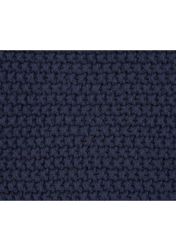 HOUSE NORDIC Santos plaid, rektangulr - mrkebl genanvendt bomuld (130x170)