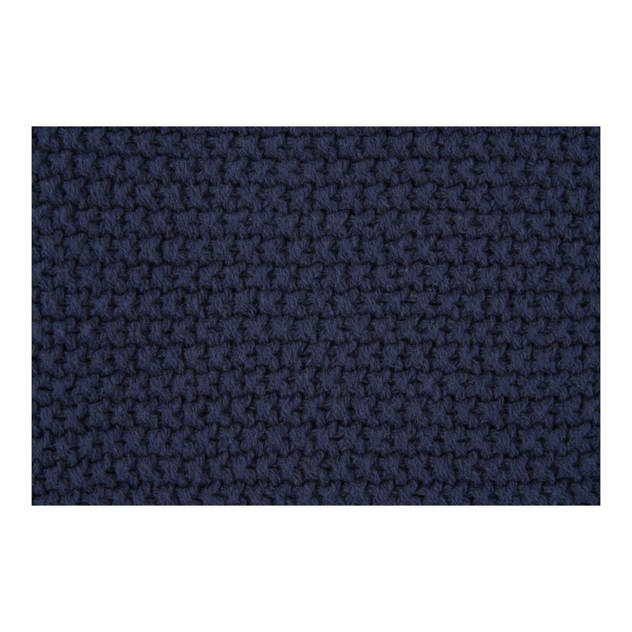 HOUSE NORDIC Santos plaid, rektangulr - mrkebl genanvendt bomuld (130x170)