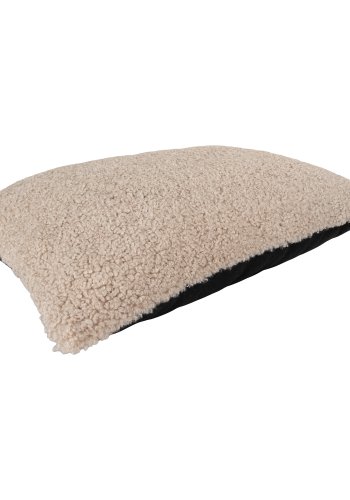 HOUSE NORDIC Tavira pyntepude, rektangulr - grbrun bouclé polyester (45x60)