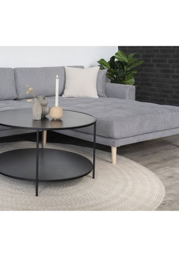 HOUSE NORDIC Savannah pude, kvadratisk - beige bouclé polyester stof (45x45)