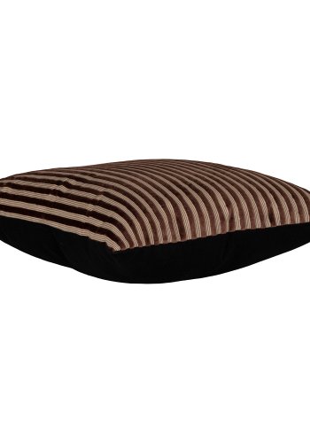 HOUSE NORDIC Perth pude, kvadratisk - beige/brun viskose/polyester stof (45x45)