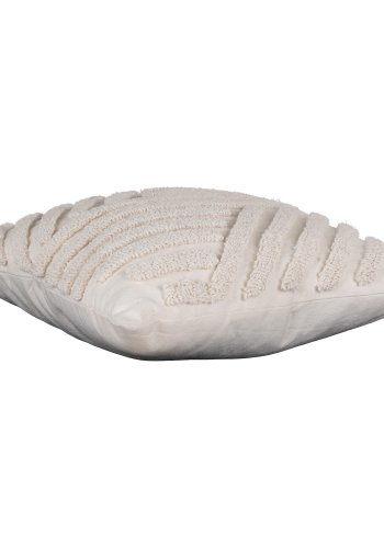 HOUSE NORDIC Albany pude, kvadratisk - hvid polyester/bomuld (45x45)