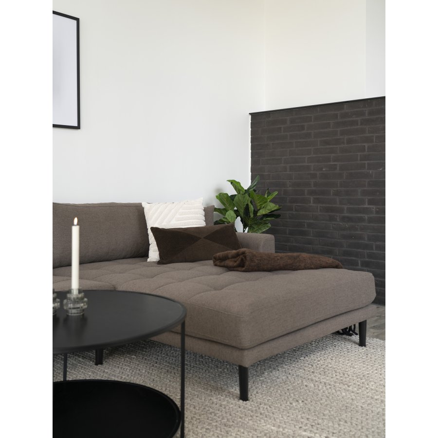 HOUSE NORDIC Albany pude, kvadratisk - hvid polyester/bomuld (45x45)