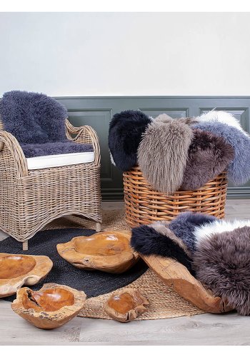 HOUSE NORDIC lammeskind - gr, gte NeUge  Zealandsk skind (85x50)