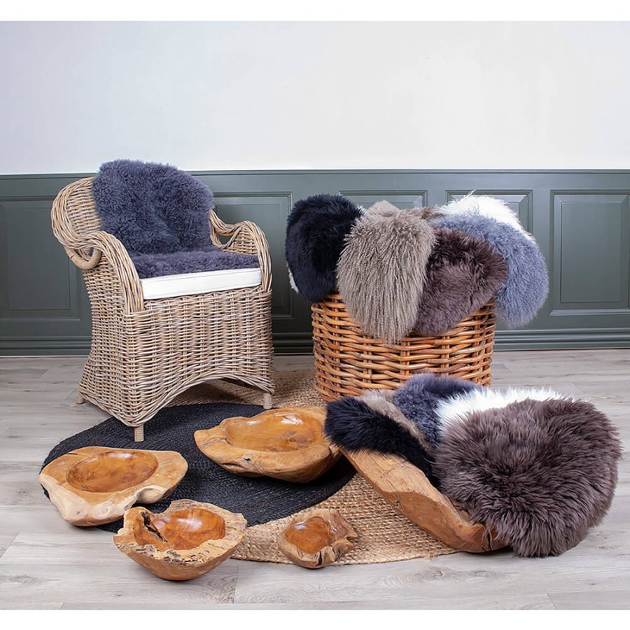 HOUSE NORDIC lammeskind - gr, gte NeUge  Zealandsk skind (85x50)