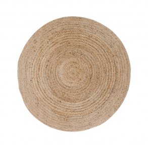 HOUSE NORDIC Bombay gulvtppe - natur bomuld/jute, rund (90)