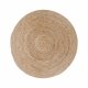 HOUSE NORDIC Bombay gulvtppe - natur bomuld/jute, rund (90)