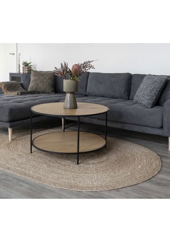 HOUSE NORDIC  Bombay Tppe - Tppe, flettet jute, natur 140x200 cm