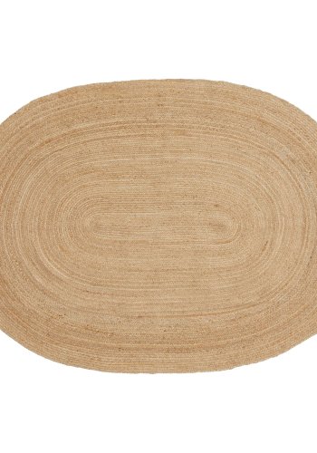 HOUSE NORDIC  Bombay Tppe - Tppe, flettet jute, natur 140x200 cm