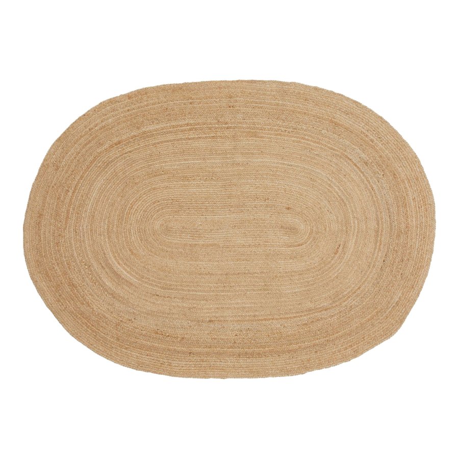 HOUSE NORDIC  Bombay Tppe - Tppe, flettet jute, natur 140x200 cm