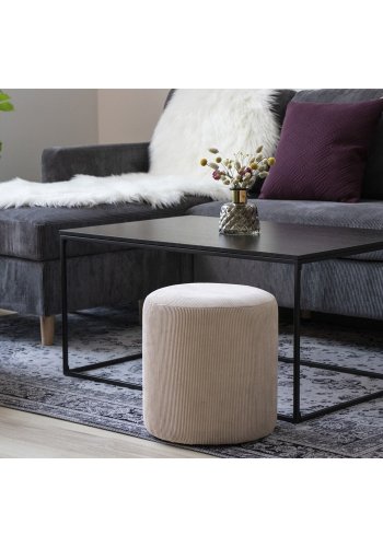 HOUSE NORDIC Havana gulvtppe - hvid og sort polyester (200x300)