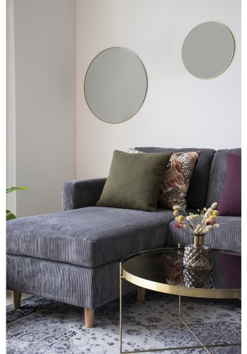 HOUSE NORDIC Havana gulvtppe - hvid og sort polyester (200x300)