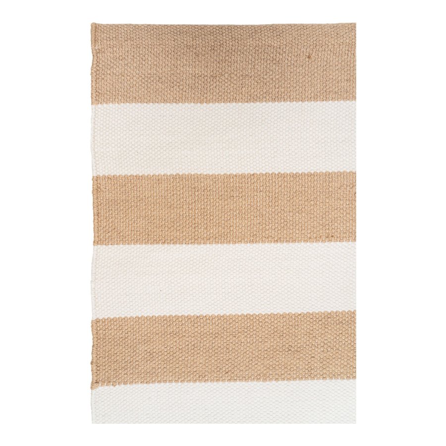 HOUSE NORDIC Tppe, 100% genanvendt plast, beige/off white, 140x200 cm